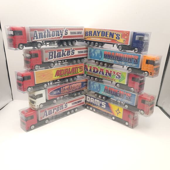 Swibco Trucking Company Toy Semi Truck Set of 10 New in package - Picture 1 of 13